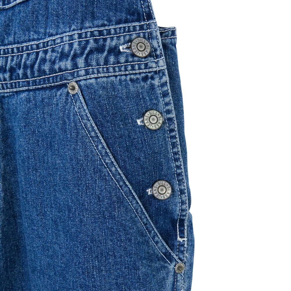 1990s Bill Blass Vintage Overalls Blue Denim Overalls Medium Women's Retro - Picture 4 of 7
